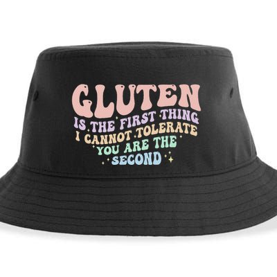 Gluten Is The First Thing I Cannot Tolerate Sustainable Bucket Hat