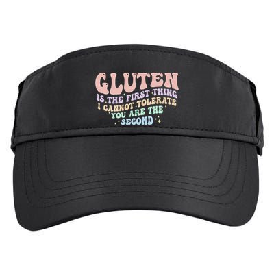 Gluten Is The First Thing I Cannot Tolerate Adult Drive Performance Visor