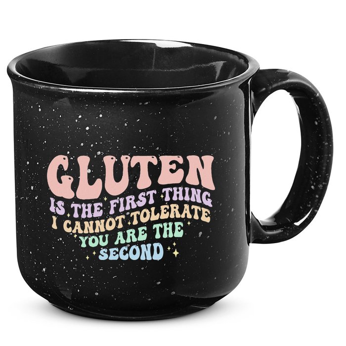 Gluten Is The First Thing I Cannot Tolerate 15oz Campfire Ceramic Mug