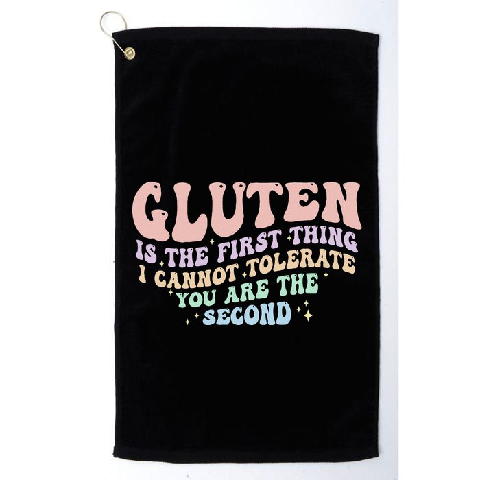 Gluten Is The First Thing I Cannot Tolerate Golf Towel