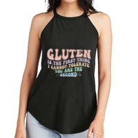 Gluten Is The First Thing I Cannot Tolerate Women's Perfect Tri Rocker Tank