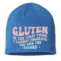 Gluten Is The First Thing I Cannot Tolerate Sustainable Beanie