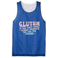 Gluten Is The First Thing I Cannot Tolerate Mesh Reversible Basketball Jersey Tank