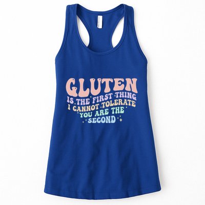 Gluten Is The First Thing I Cannot Tolerate Womens Tank Top