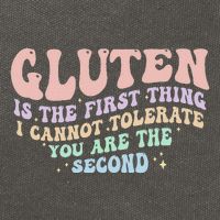 Gluten Is The First Thing I Cannot Tolerate Cotton Canvas Backpack
