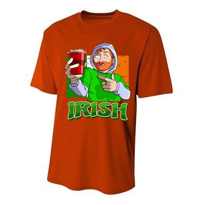 Ginger Ing Team St Patricks Day Irish Ireland Gift Performance Sprint T-Shirt