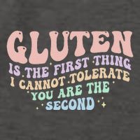 Gluten Is The First Thing I Cannot Tolerate Funny Vector Backpack
