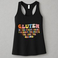 Gluten Is The First Thing I Cannot Tolerate Funny Sarcastic Womens Tank Top