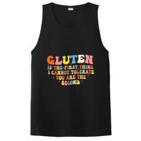 Gluten Is The First Thing I Cannot Tolerate Funny Sarcastic PosiCharge Competitor Tank