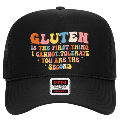 Gluten Is The First Thing I Cannot Tolerate Funny Sarcastic Trucker Hat