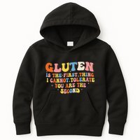 Gluten Is The First Thing I Cannot Tolerate Funny Sarcastic Kids Hoodie