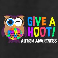 Give A Hoot Autism Awareness 7 Panel Mesh Trucker Snapback Hat