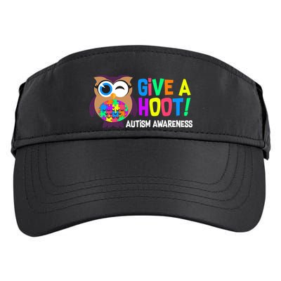 Give A Hoot Autism Awareness Adult Drive Performance Visor