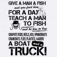 Give A Man A Fish A Boat And A Truck Garment-Dyed Sweatshirt