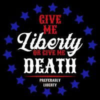 Give Me Liberty Or Give Me Death Zip Tote Bag