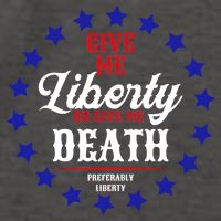 Give Me Liberty Or Give Me Death Vector Backpack