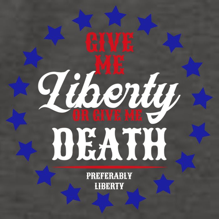Give Me Liberty Or Give Me Death Vector Backpack