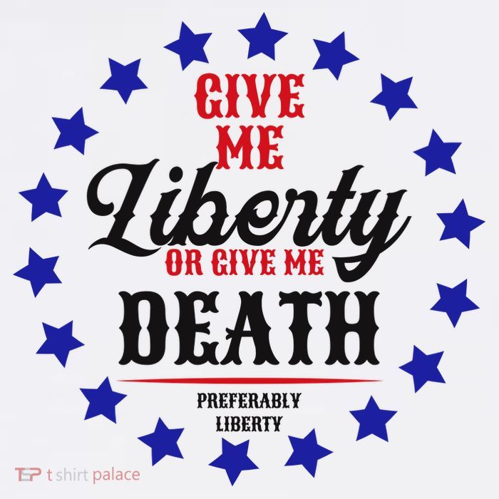 Give Me Liberty Or Give Me Death Sustainable Bucket Hat