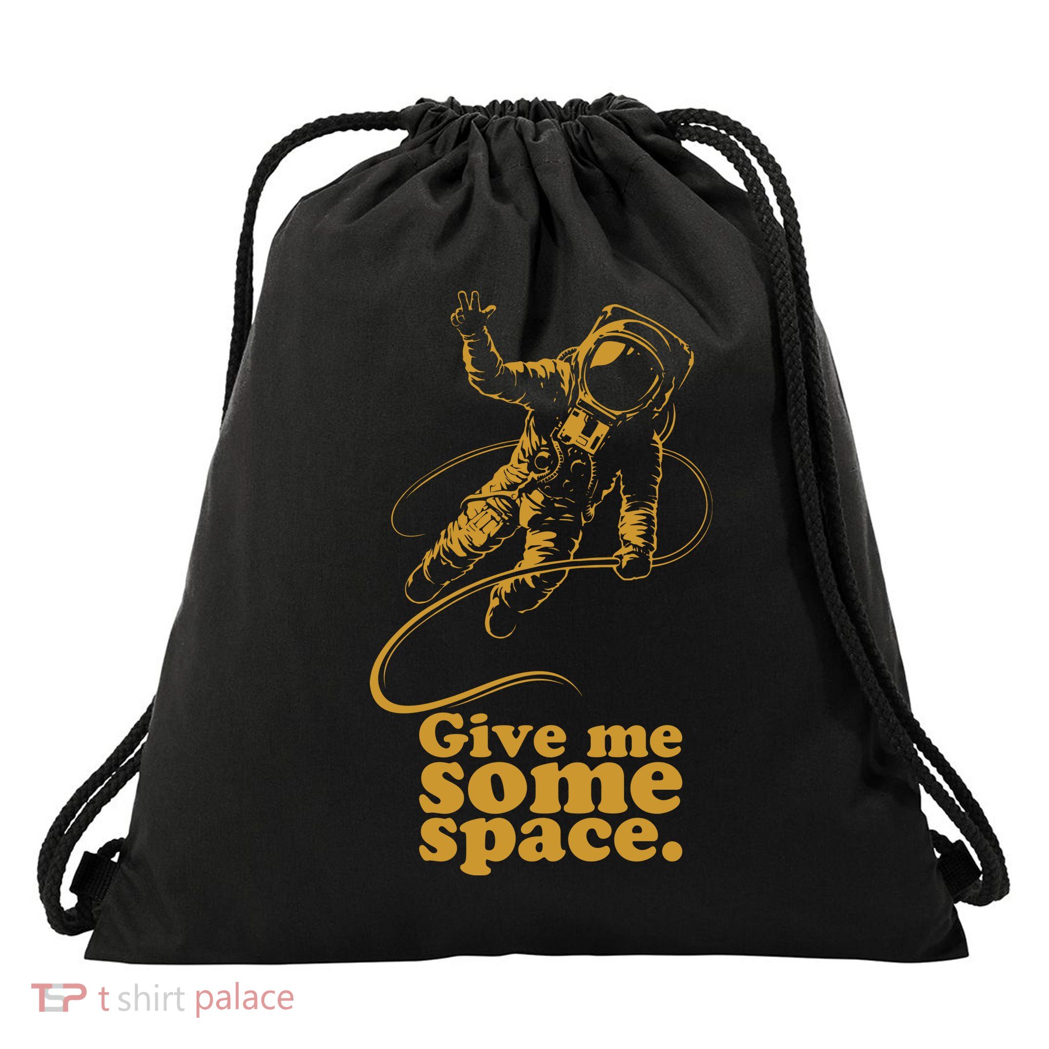 Give Me Some Space Drawstring Bag