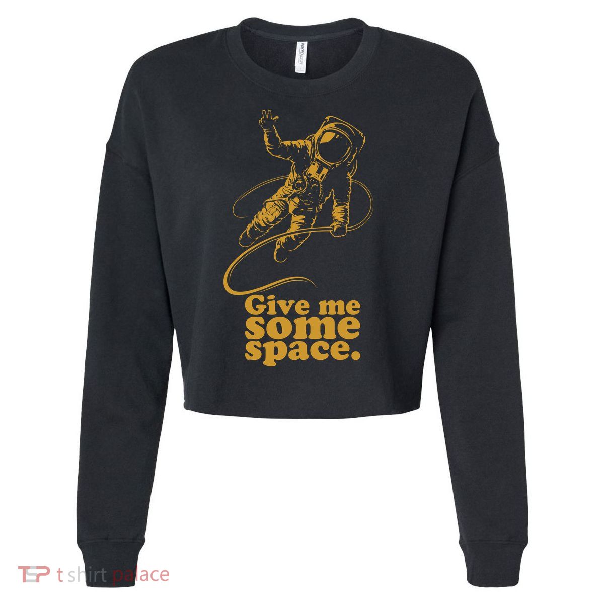 Give Me Some Space Cropped Pullover Crew