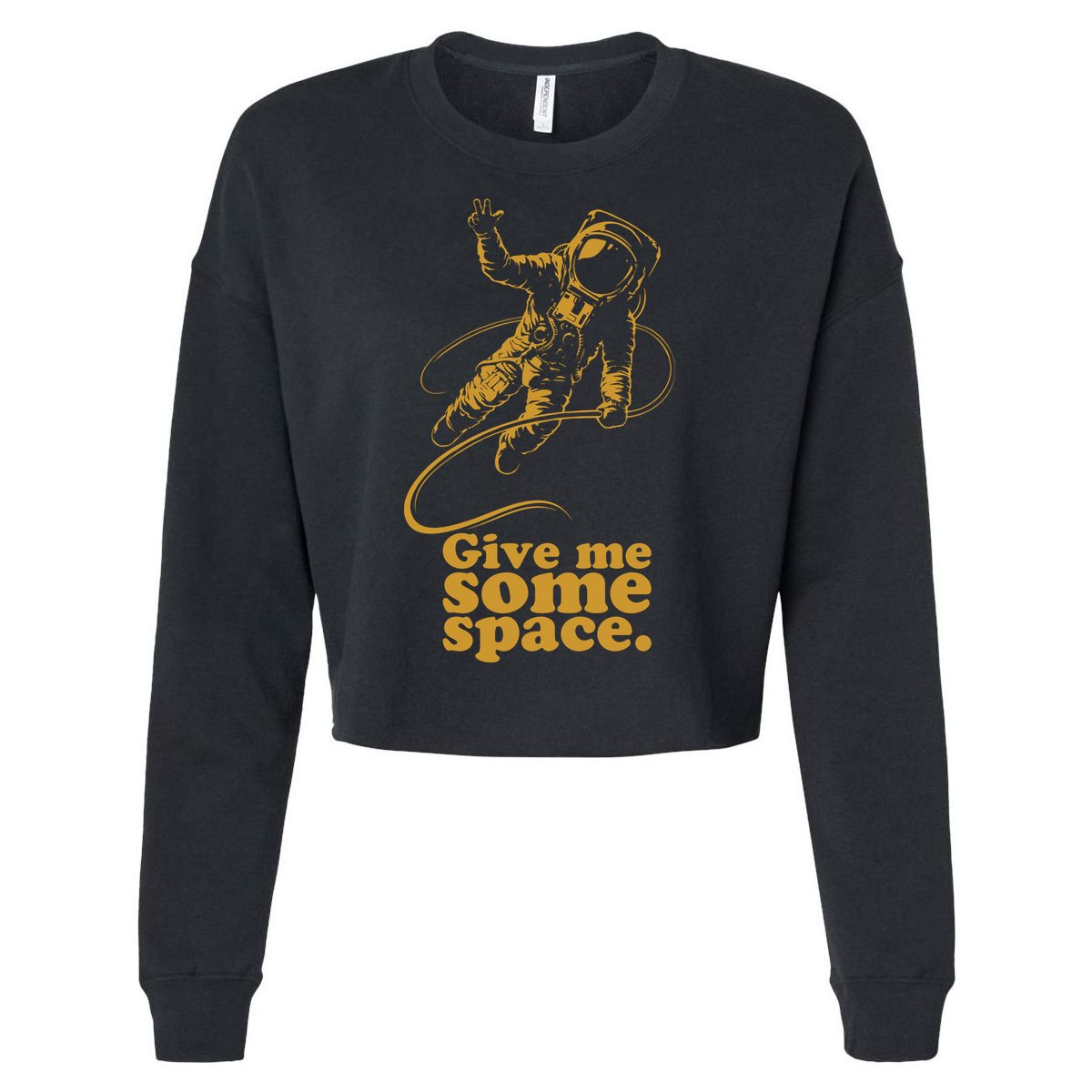 Give Me Some Space Cropped Pullover Crew