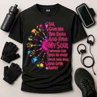 Give Me The Beat Hippie Guitars Cooling Performance Crew T-Shirt