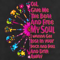 Give Me The Beat Hippie Guitars Adult Drive Performance Visor