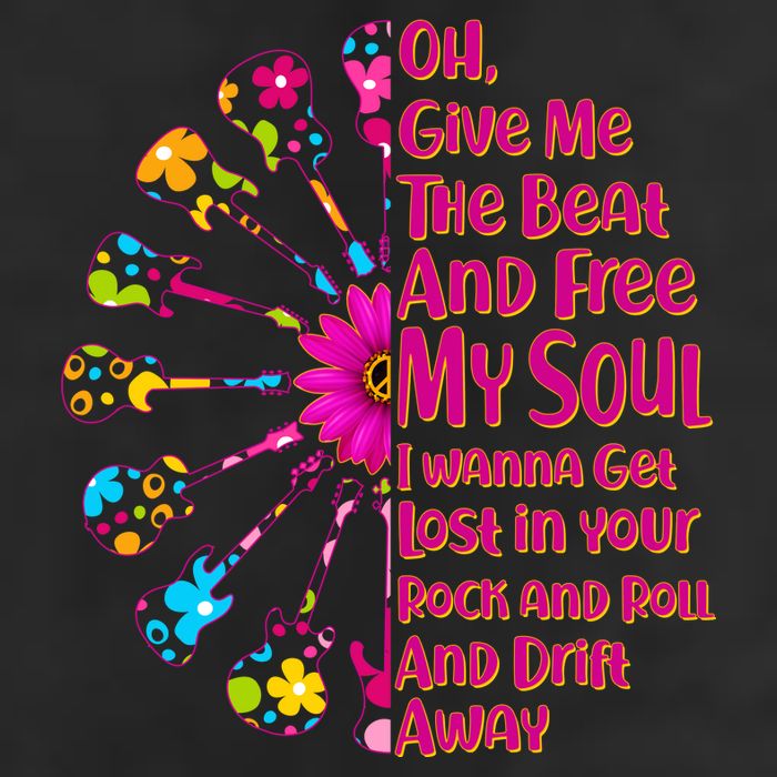 Give Me The Beat Hippie Guitars Adult Drive Performance Visor