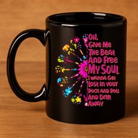 Give Me The Beat Hippie Guitars 11oz C Handle Ceramic Mug