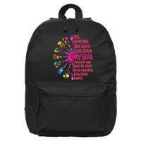 Give Me The Beat Hippie Guitars 16 in Basic Backpack