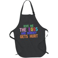 Give Me The Eggs and Nobody Gets Hurt Easter Egg Hunt Apron