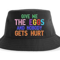 Give Me The Eggs and Nobody Gets Hurt Easter Egg Hunt Sustainable Bucket Hat