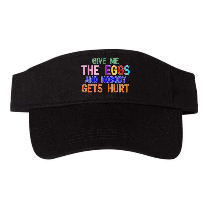 Give Me The Eggs and Nobody Gets Hurt Easter Egg Hunt Visor