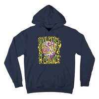 Give Peace A Chance Hippie Guitar Pick Hoodie