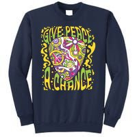 Give Peace A Chance Hippie Guitar Pick Sweatshirt