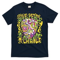 Give Peace A Chance Hippie Guitar Pick T-Shirt