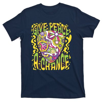 Give Peace A Chance Hippie Guitar Pick T-Shirt