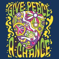 Give Peace A Chance Hippie Guitar Pick T-Shirt
