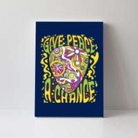 Give Peace A Chance Hippie Guitar Pick Canvas