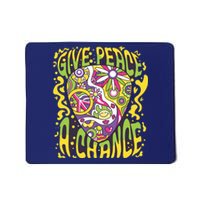 Give Peace A Chance Hippie Guitar Pick Mousepad