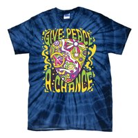 Give Peace A Chance Hippie Guitar Pick Tie-Dye T-Shirt