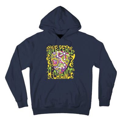 Give Peace A Chance Hippie Guitar Pick Tall Hoodie