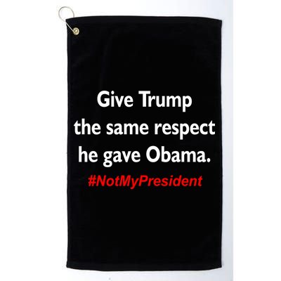 Give Trump The Same Respect He Gave Obama Golf Towel
