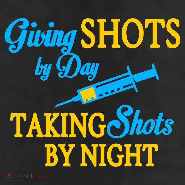 Givings Shots By Day and Taking Shots By Night Nurse Beanie