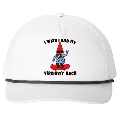 Gotfunny I Wish I Had My Virginity Snapback Five-Panel Rope Hat