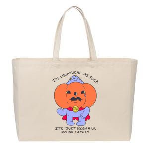 Ghoulshack Im Whimsical As Fuck Its Just Been A Lil Cotton Canvas Jumbo Tote