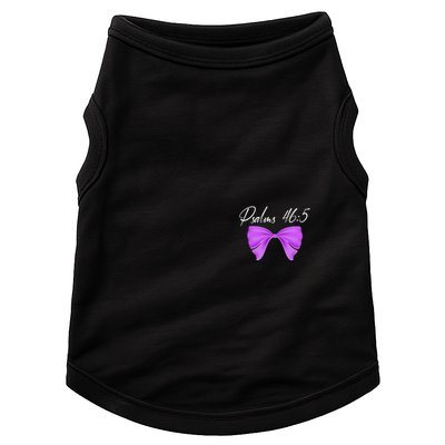 God Is Within Her She Will Not Fall Psalms 46:5 Front Back Doggie Tank