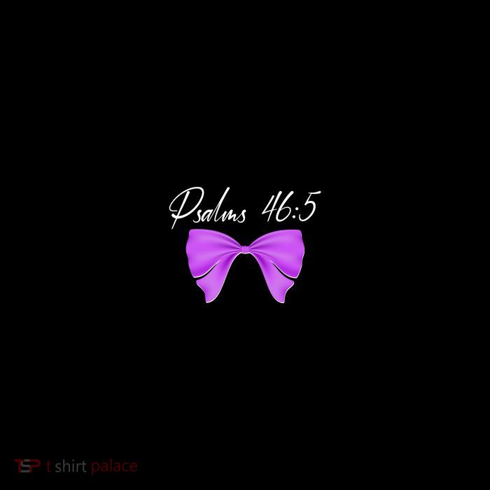 God Is Within Her She Will Not Fall Psalms 46:5 Front Back Apron
