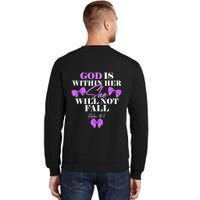 God Is Within Her She Will Not Fall Psalms 46:5 Front Back Sweatshirt