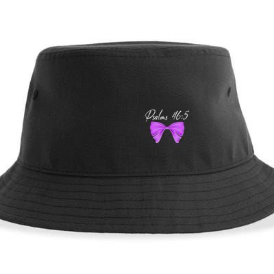 God Is Within Her She Will Not Fall Psalms 46:5 Front Back Sustainable Bucket Hat